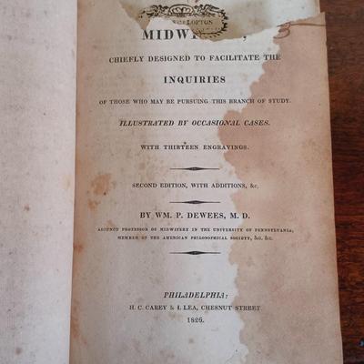 LOT 60L: Dewees': On Females 1833, System of Midwifery 1826, On Children 1836 & More