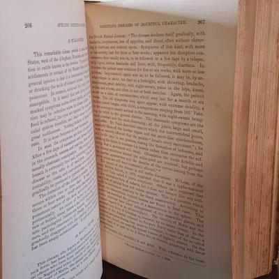 LOT 61L: Armstrong's On Typhus Fever 1822 & Osler's Practice of Medicine 1894