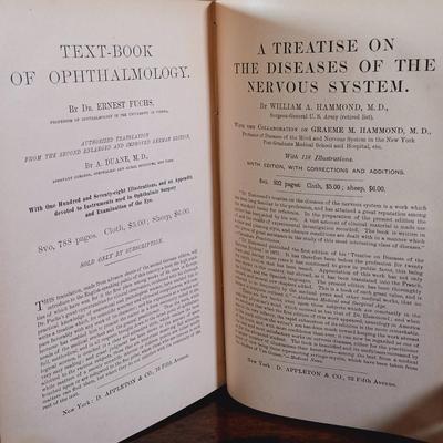 LOT 61L: Armstrong's On Typhus Fever 1822 & Osler's Practice of Medicine 1894