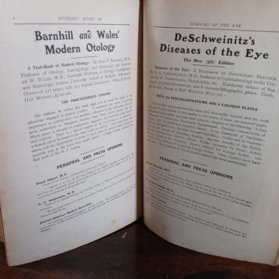 LOT 62L: Parr's Illustrated Medical Dictionary 1819 Vol. I and II w/ Anders' Practice of Medicine 1909