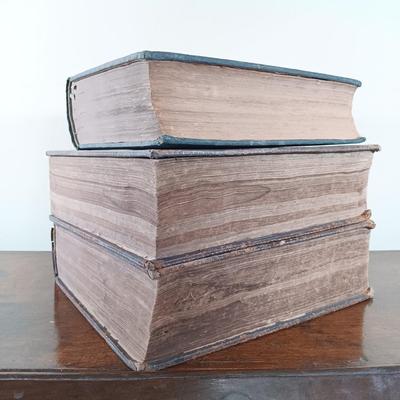 LOT 62L: Parr's Illustrated Medical Dictionary 1819 Vol. I and II w/ Anders' Practice of Medicine 1909