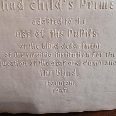 LOT 63L: Rare Pre-Braille- The Blind Child's Primer 1847 with Fisher-Price Teddy Zilo, Uncle Sam's 3-Coin Register & More