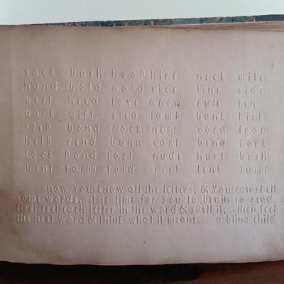 LOT 63L: Rare Pre-Braille- The Blind Child's Primer 1847 with Fisher-Price Teddy Zilo, Uncle Sam's 3-Coin Register & More