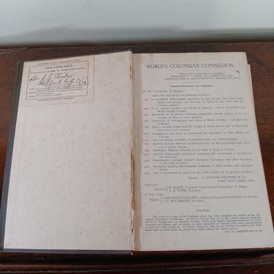 LOT 64L: Wm. H. Armstrong & Co's Catalogue of Surgical Instruments 1894