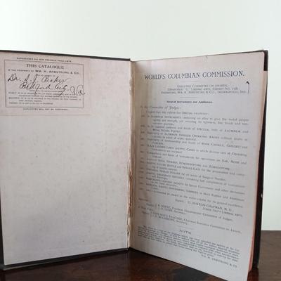 LOT 64L: Wm. H. Armstrong & Co's Catalogue of Surgical Instruments 1894