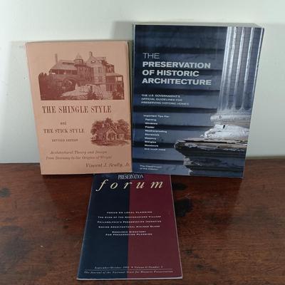 LOT 65L: Large Collection of Books on Architecture and Architectural Preservation
