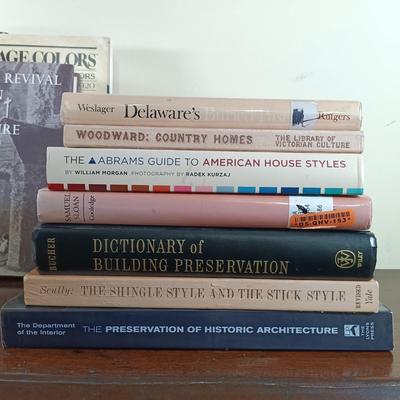 LOT 65L: Large Collection of Books on Architecture and Architectural Preservation