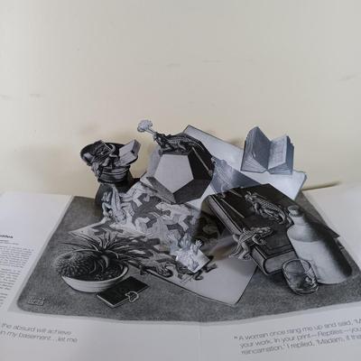 LOT 66L: Alexander Calder: Meet the Artist Interactive Book, M.C. Escher and Alfred Hitchcock Pop-Up Books, Banksy in New York & More