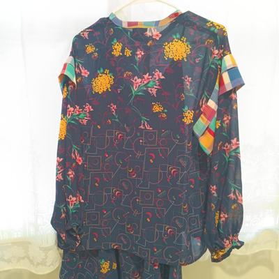LOT 74X: Diane Freis Vintage 80s Dresses and Blouses