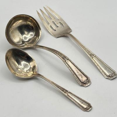 LOT 121K: Sterling Silver Flatware and Serving Pieces - 340 Grams