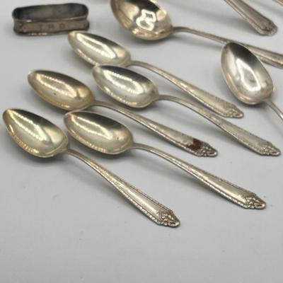 LOT 121K: Sterling Silver Flatware and Serving Pieces - 340 Grams