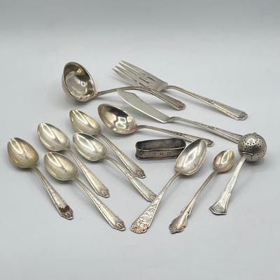 LOT 121K: Sterling Silver Flatware and Serving Pieces - 340 Grams