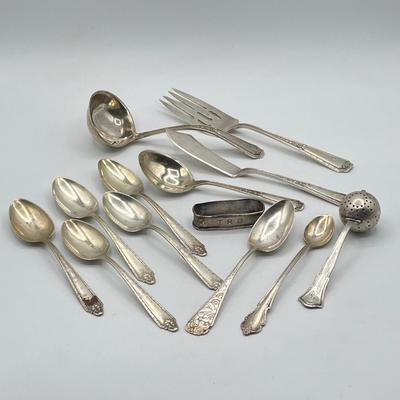 LOT 121K: Sterling Silver Flatware and Serving Pieces - 340 Grams