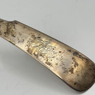 LOT 125K: Coin Silver Serving Pieces - 238 Grams