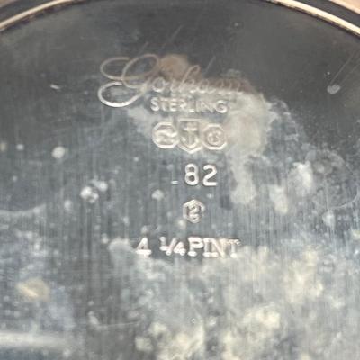 LOT 127K: Gorham Sterling Silver Pitcher 182 - 623 Grams