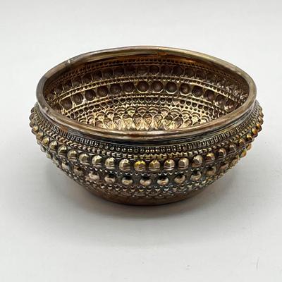 LOT 128K: Vintage Asian Silver Bowl - 55 Grams