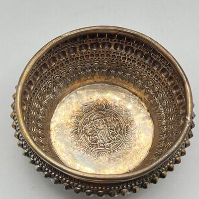 LOT 128K: Vintage Asian Silver Bowl - 55 Grams