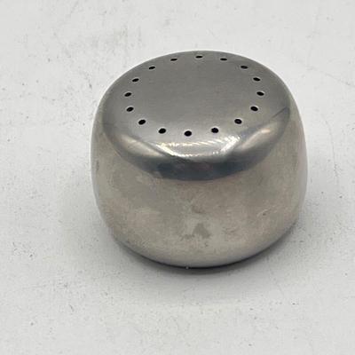 LOT 129K: Vintage Georg Jensen Stainless Steel Salt and Pepper Shakers