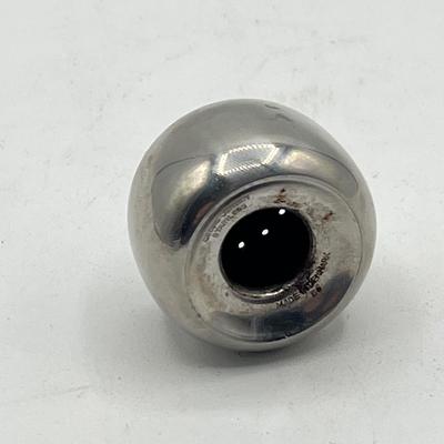 LOT 129K: Vintage Georg Jensen Stainless Steel Salt and Pepper Shakers