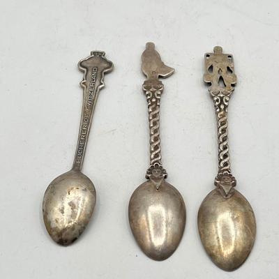 LOT 131K: Vintage Souvenir Sliver Spoons - Some Marked Sterling
