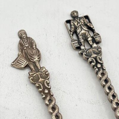 LOT 131K: Vintage Souvenir Sliver Spoons - Some Marked Sterling