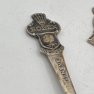 LOT 131K: Vintage Souvenir Sliver Spoons - Some Marked Sterling