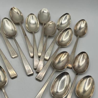 LOT 132K: Sterling Silver Flatware Set - Towle Craftsman Pattern 1932 - 2280 Grams