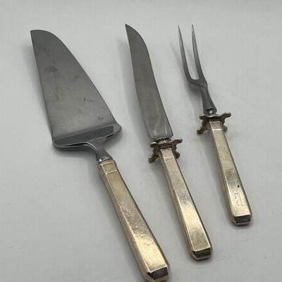 LOT 132K: Sterling Silver Flatware Set - Towle Craftsman Pattern 1932 - 2280 Grams