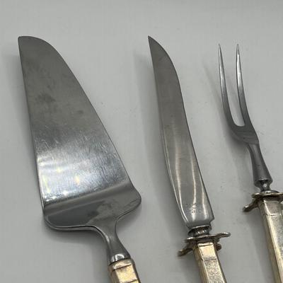 LOT 132K: Sterling Silver Flatware Set - Towle Craftsman Pattern 1932 - 2280 Grams