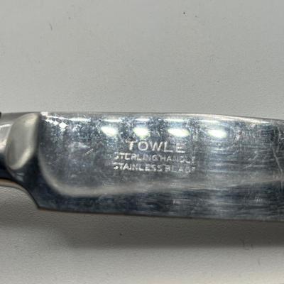 LOT 132K: Sterling Silver Flatware Set - Towle Craftsman Pattern 1932 - 2280 Grams