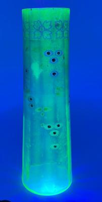 LOT 133K: Vintage Uranium Glass Vase