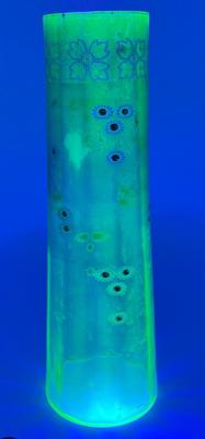 LOT 133K: Vintage Uranium Glass Vase