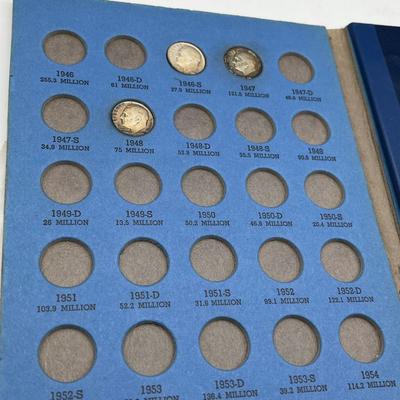 LOT 138K: U.S. and International Coin Collection - Silver Roosevelt Dimes and More