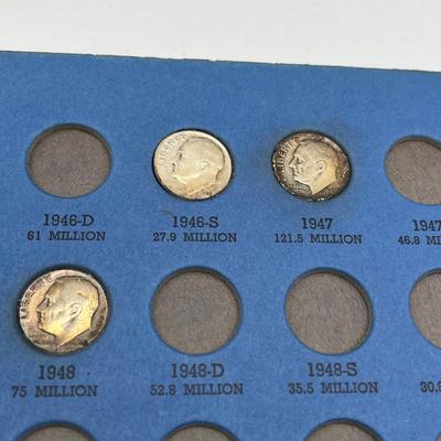LOT 138K: U.S. and International Coin Collection - Silver Roosevelt Dimes and More