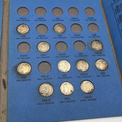 LOT 138K: U.S. and International Coin Collection - Silver Roosevelt Dimes and More