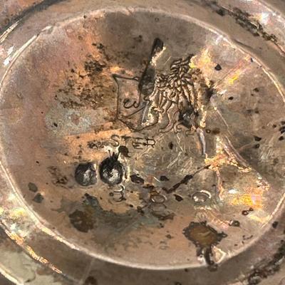 LOT 139K: Scrap Silver Lot - Sterling Candle Snuffer, Weighted Candle Holders