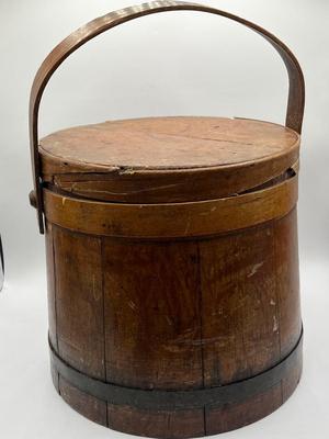 LOT 140K: Antique Wooden Firkin
