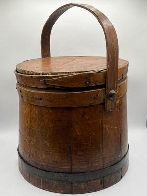 LOT 140K: Antique Wooden Firkin
