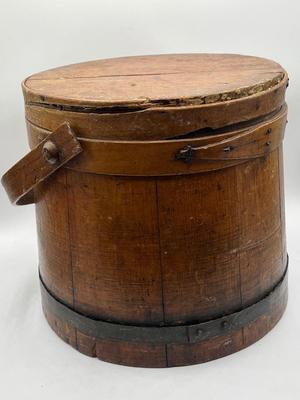 LOT 140K: Antique Wooden Firkin