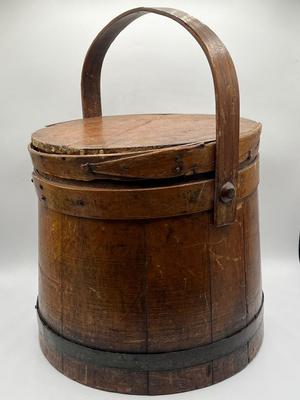 LOT 140K: Antique Wooden Firkin