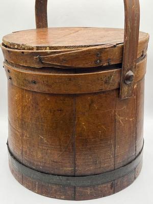 LOT 140K: Antique Wooden Firkin