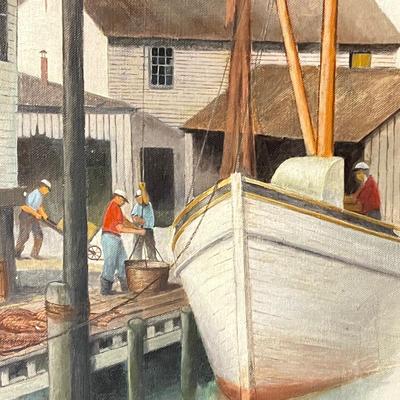 LOT 141D: Framed Oil Painting - Signed Wing Jackson