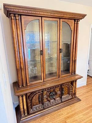 LOT 142D: Dining Hutch China Cabinet