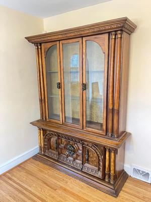 LOT 142D: Dining Hutch China Cabinet