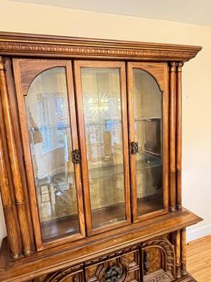 LOT 142D: Dining Hutch China Cabinet