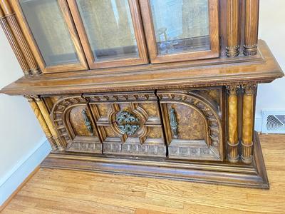 LOT 142D: Dining Hutch China Cabinet