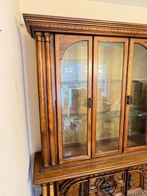 LOT 142D: Dining Hutch China Cabinet
