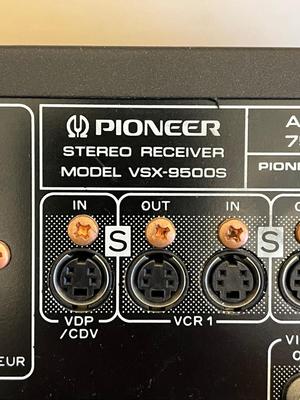LOT 143D: Pioneer Stereo Receiver Model VSX-9500S