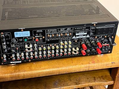 LOT 143D: Pioneer Stereo Receiver Model VSX-9500S