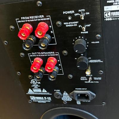 LOT 145D: B.I.C. Formula Model F-12 Subwoofer